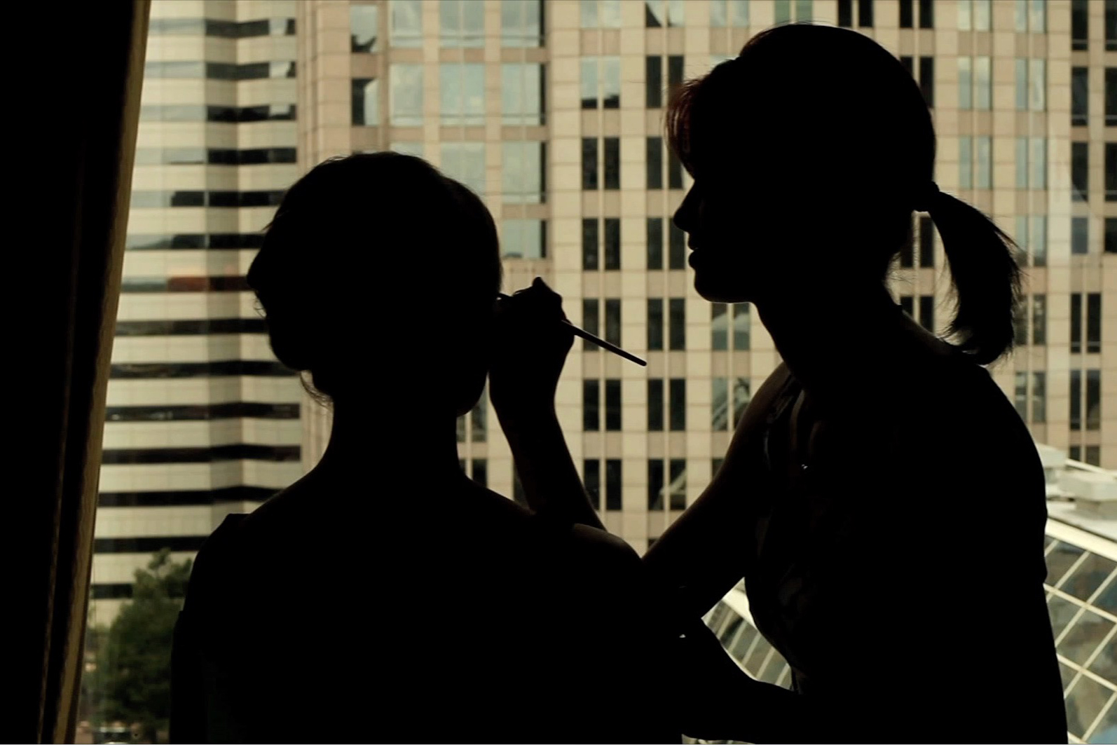 makeup silhouette charlotte city ckyline