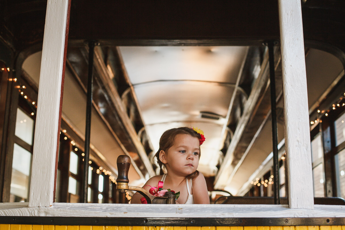 little girl trolley museum